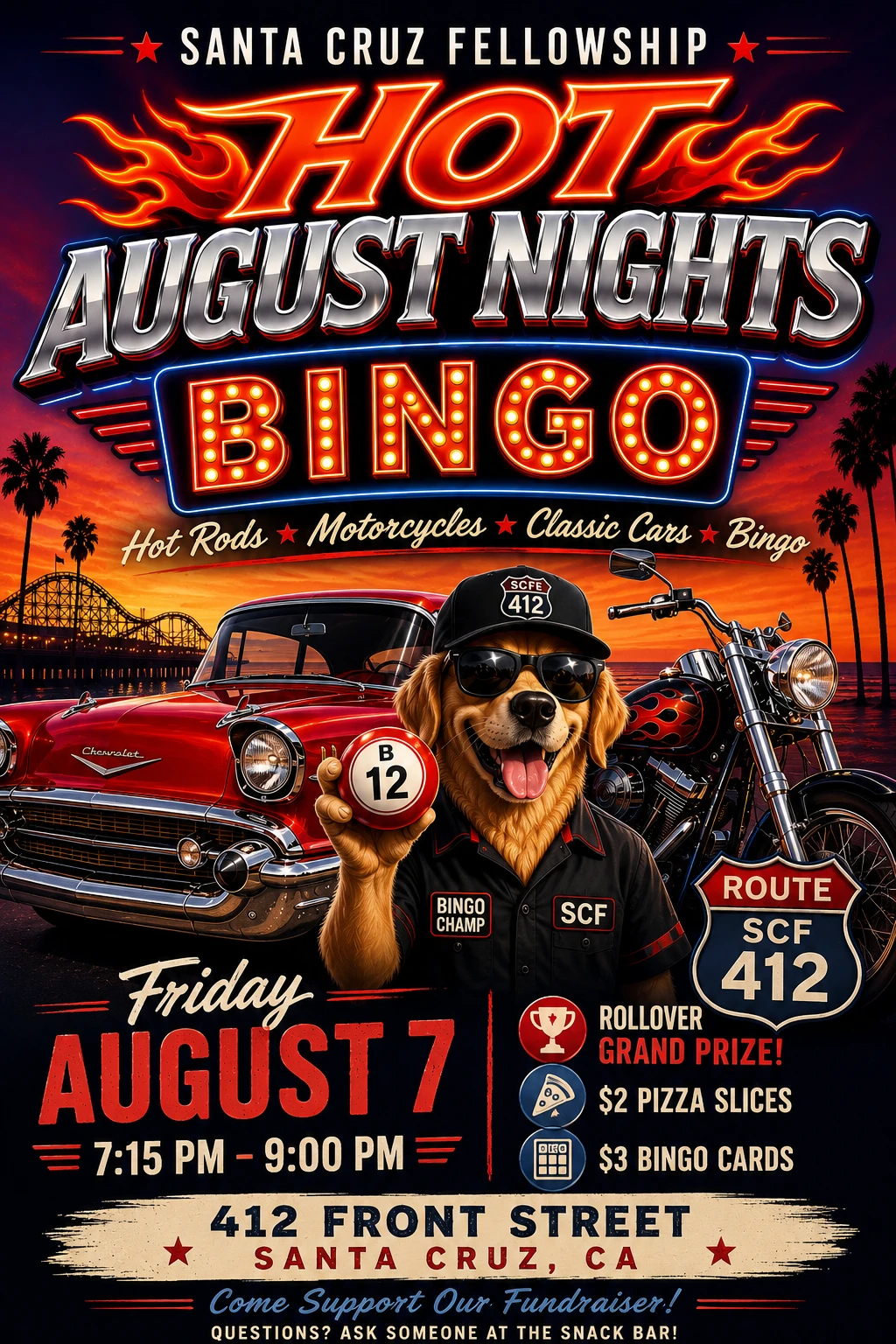 August Nights Bingo